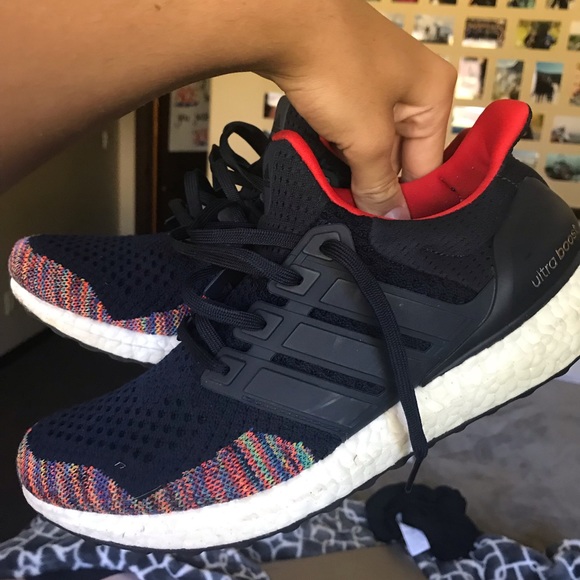 UltraBoost retro multi color (navy) - Picture 1 of 5